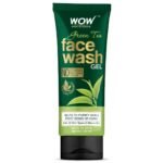 WOW Skin Science Green Tea Face Wash Gel - contains Green Tea, Aloe Leaf Extracts, Pro-Vitamin B5 & Vitamin E - for Purifying Skin - No Parabens, Sulphate, Silicones & Color - 100mL - Fast Shipping to USA & Canada