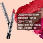 Fashion Colour Colorful Non Transfer Lipstick 2.6g | Waterproof & Long Lasting | Available in 12 Shades | (301- LIGHT CORAL, 2.6) - Fast Shipping to USA & Canada - Image 5