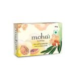 moha: Scrub Soap For Soft, Hydrate & Nourished Skin, Face With Walnut, Almond Oil & Honey Unisex Bathing Bar - 100gm (Pack of 6) - Fast Shipping to USA & Canada