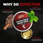 Beardo Beard and Mustache Wax, 50 gm | Beard Wax for Beard & Mustache Styling | Long Lasting Extra Strong Hold Wax for Men | Beard Hair Wax for Smooth, Shiny & Healthy Beard - Fast Shipping to USA & Canada - Image 4