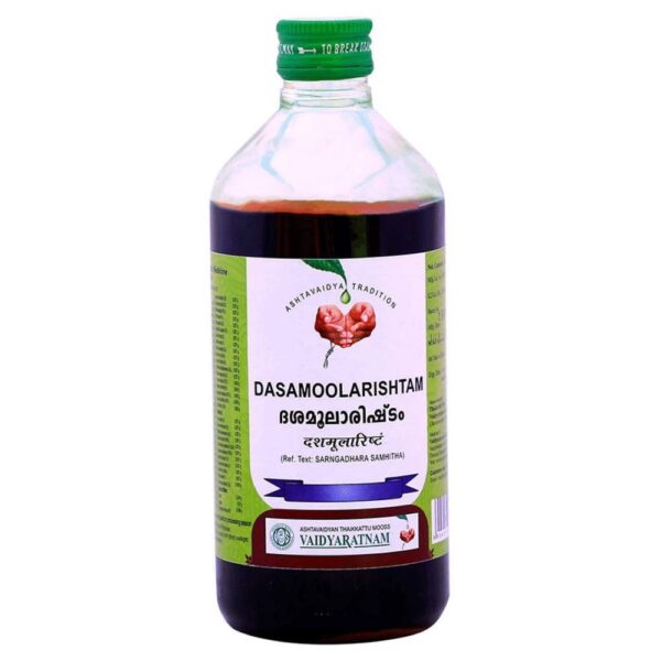 Vaidyaratnam Dasamoolarishtam 450 ml (Pack Of 2)| Ayurvedic Products | Ayurveda Products | Vaidyaratnam Products