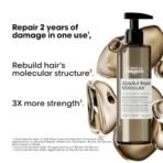 L'OREAL PROFESSIONNEL PARIS Absolut Repair Molecular Deep Repairing Rinse-off Serum for Damaged Hair - 250 ml | Repairs Very Damaged Hair and Restores Strength With 2% Peptides Bonder & 5 Amino Acids - Fast Shipping to USA & Canada - Image 3