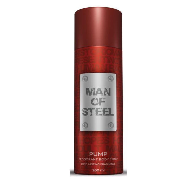 DENVER Man Of Steel Pump Deodorant Body Spray - 200ML