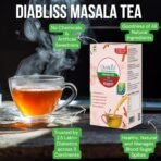 Diabliss Herbal Diabetic Friendly Herbal Masala Tea 10 Grams Sachet Box-Combo Pack-4 No's-Diabetes - Image 3