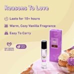 Plum BodyLovin' Vanilla Vibes Perfume | Long Lasting & Premium Warm Fragrance | Luxury Perfume For Women | Sweet, Warm & Irresistible Notes of Vanilla | Travel Friendly | High On Fun | 15ml - Fast Shipping to USA & Canada - Image 4