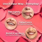 Mamaearth Creamy Matte Long Stay Lipstick with Murumuru Butter and Vitamin E for 8-Hour Long Stay (Flakeproof & Non-Drying | Intense Color Payoff) - 4.2g (Rose Nude) - Fast Shipping to USA & Canada - Image 7