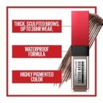 Maybelline Tattoo Studio Brow Styling Gel, Waterproof Eyebrow Make Up, Brow Tint for Up to 36HR Wear, Deep Brown, 1 Count - Fast Shipping to USA & Canada - Image 7