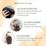 WOW Skin Science Rosemary Essential Oil | Strengthens Weak Hair | Restores Hair & Scalp Health, Adds Shine & Volume | 15ml - Fast Shipping to USA & Canada - Image 4