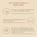 Baby Forest Badami Sneh Organic Cold Pressed Almond Oil | Derma safe | Cold Pressed Almond Oil for All Types of Baby Hair & Skin | BPA & Cruelty-Free | 200 ml - Fast Shipping to USA & Canada - Image 6