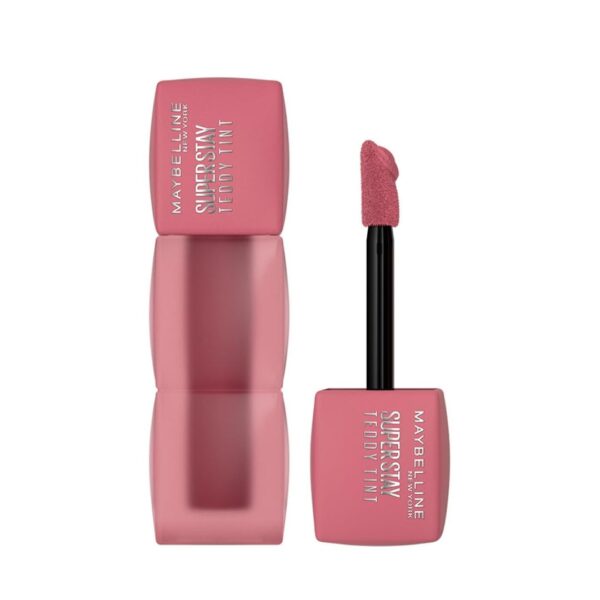 Maybelline New York Super Stay Teddy Tint - Lip and Cheek Color, Knee High, 5ml | Teddy Soft Matte up to 12Hr | Multi Use | Comfortable Long wear formula |Buildable |Natural flushed look in one swipe - Fast Shipping to USA & Canada