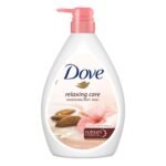 Dove Relaxing Almond Cream Body Wash with Hibiscus for Smooth Skin, Soft & Sweet Scent 1L - Fast Shipping to USA & Canada