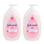 Johnson's Baby Lotion | 100% Natural Plant Oil Based | 24H Moisturized & Soft Skin | 500ml Twin Pack - Fast Shipping to USA & Canada