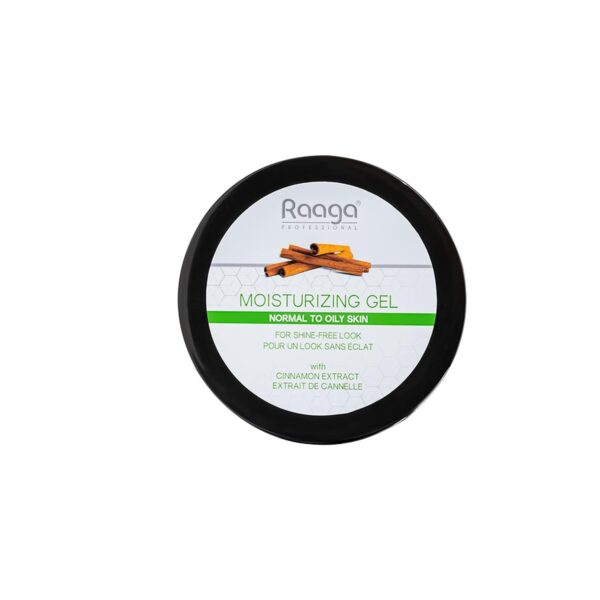 Raaga Professional Moisturizing Gel with Cinnamon and Tea Tree Extract, For Non-Sticky Shine-Free Look, Normal to Oily Skin, 50 g