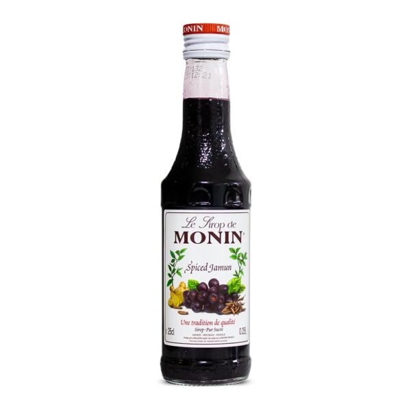 Monin Syrup Spiced Jamun Flavor 250 ml (Imported) - Fast Shipping to USA & Canada