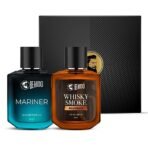 Beardo Whisky Smoke Bourbon Perfume 50ml & Mariner Perfume 50ml Combo | Long Lasting Perfume For Men | Oriental, Woody, Leathery | Fresh, Aqua Notes | Gift Set | Valentines day gift for husband | Gift for boyfriend | Gift for Men - Fast Shipping to USA & Canada - Image 2