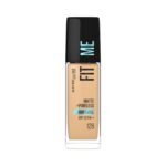 Maybelline New York Liquid Foundation, Matte Finish, With SPF, Absorbs Oil, Fit Me Matte + Poreless, 128 Warm Nude, 30 ml - Fast Shipping to USA & Canada