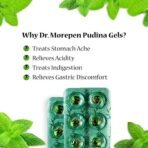 DR. MOREPEN Pudina Gels Acidity Relief Medicine For Indigestion And Gas Relief, 10 Digestive Capsules, Pack of 10 (10x10) - Fast Shipping to USA - Image 3