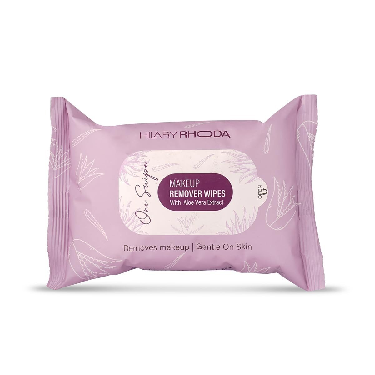 51n7SGOydzL-1.jpg Hilary Rhoda One Swipe Makeup Remover Wipes | Removes Waterproof Makeup | Aleo Vera Infused Makeup Remover Wipes | Hydrating & Cleansing Facial Wipes | Paraben-Free | 25 pcs - Fast Shipping to USA & Canada - Image 1