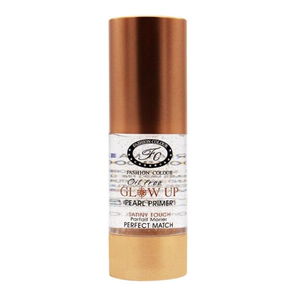 Fashion Colour Oil Free Glow Up Pearl Primer With Real Gold Flakes For Glowing Skin, 20ml - Fast Shipping to USA & Canada