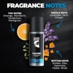 Beardo Falcon Perfume Deo 150ml | Amber Fresh Musk | Deodorant | Body Spray For Men | Long Lasting Fragrance | Gift For Brother | Gift For Friends - Fast Shipping to USA & Canada - Image 6