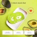 Foxtale Nourishing Sheet Mask with Hyaluronic Acid and Avocado for Nourishing & Hydration, Men & Women, 26g - Fast Shipping to USA & Canada - Image 3