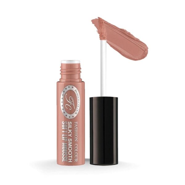 FASHION COLOUR Silky Smooth Soft Lip Mousse | Waterproof | Smudge-proof | Last More than 8 Hrs | Rich Color Payoff With Weightless & Velvety Smooth Texture | 5ml | Toast Tea - Fast Shipping to USA & Canada