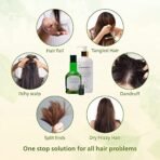 Groviva Hair Oil 100 ml | Complete Hair Solution | Helps to Control Hair Fall, Dandruff & Promotes Hair Growth | Ayurvedic Hair Oil (Oil + 100 ml Shampoo) - Fast Shipping to USA & Canada - Image 6