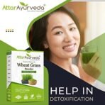 Attar Ayurveda 100% Natural Wheat Grass Powder (100 Gram) | Pure, Preservative free, Non-GMO | Immunity booster, De-Toxifying, Support healthy metabolism - Fast Shipping to USA - Image 5