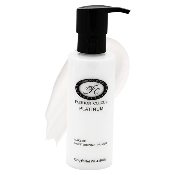 FASHION COLOUR Platinum Makeup Moisturizing Primer | Skin-Hydrating & Moisturising | Oil-Free Formula | Weightless Texture for Flawless Base | Smooth & Long Lasting Makeup | Winter Essential | 135ml - Fast Shipping to USA & Canada