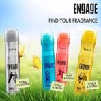 Engage Drizzle,Tease,Blush Deodorant Women, Floral and Lavender, Skin Friendly, 150ml Body Spray 3Pcs - Fast Shipping to USA & Canada - Image 3