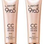 LAKME 9 To 5 Cc Cream for All Skin Type Mini, 01 - Beige, Light Face Makeup With Natural Coverage, Spf 30 - Tinted Moisturizer To Brighten Skin, Conceal Dark Spots, 9 G (Pack Of 2) - Fast Shipping to USA & Canada