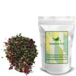 Siyacha Tea Floral Hibiscus Mint Tea| 500g Pouch|Herbal Tisane| Caffeine Free Loose Leaf Chai Patti|Pure Spice Masala Blend| Natural Detox|Super Food Premium Blend|Brew Hot or Cold|Antioxidant Rich| - Fast Shipping to USA & Canada