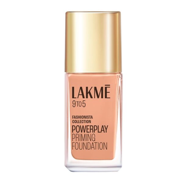 LAKME 9 To 5 Primer + Matte Perfect Cover Liquid Foundation, Full Coverage, Has A Built-In Primer For Poreless, Long Lasting Makeup, Cool Ivory, 25Ml, All Skin Type - Fast Shipping to USA & Canada