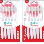 Colgate Gentle Sensitive Care Ultra Soft Bristles Manual Toothbrush For Adult Combo Pack Offer,Multicolor- 5Pcs (Pack of 2) - Fast Shipping to USA & Canada