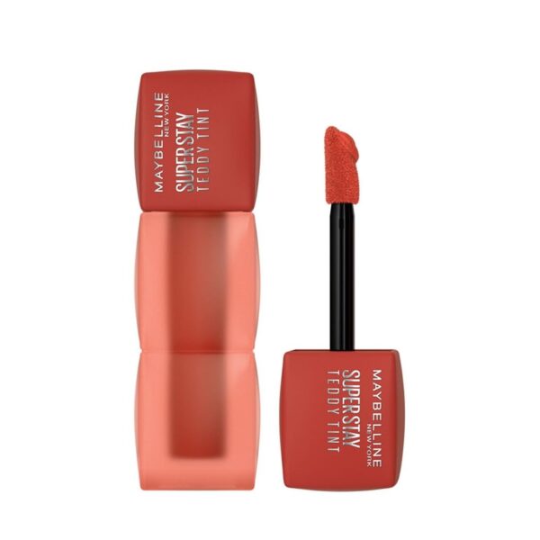 Maybelline New York Super Stay Teddy Tint - Lip and Cheek Color, Latte To Go, 5ml | Teddy Soft Matte up to 12Hr | Multi Use |Comfortable Long wear formula |Buildable |Natural flushed look in one swipe - Fast Shipping to USA & Canada