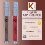 KINDED Liquid Lip Colour Vitamin E Enriched No Transfer Waterproof Long Stay Lipsticks Lip Gloss Set for Girls Women (Pack of 2, 6 ml each, Matte Finish, Shades Choco Brown & More Maroon) - Fast Shipping to USA & Canada - Image 4