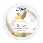 Dove Body Love Silky Pampering Body Cream For All Skin Types Paraben Free, 24hrs Moisturisation With Plant based Moisturiser Silky Soft Skin 300g - Fast Shipping to USA & Canada