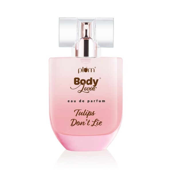 Plum BodyLovin' Tulip Don't Lie Eau De Parfum | Long Lasting & Luxurious Fresh Floral Fragrance | Luxury Perfume For Women | Tulip, Rose, Pomelo & Musk Notes (50 ml) - Fast Shipping to USA & Canada