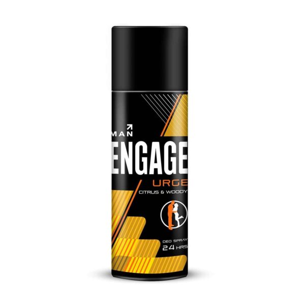 Engage Man Deodorant Urge, 150ml / 165ml (Weight May Vary) - Fast Shipping to USA & Canada