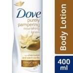 Dove Purely Pampering Nourishing Lotion with Shea Butter and Warm Vanilla, 400ml - Fast Shipping to USA & Canada - Image 3