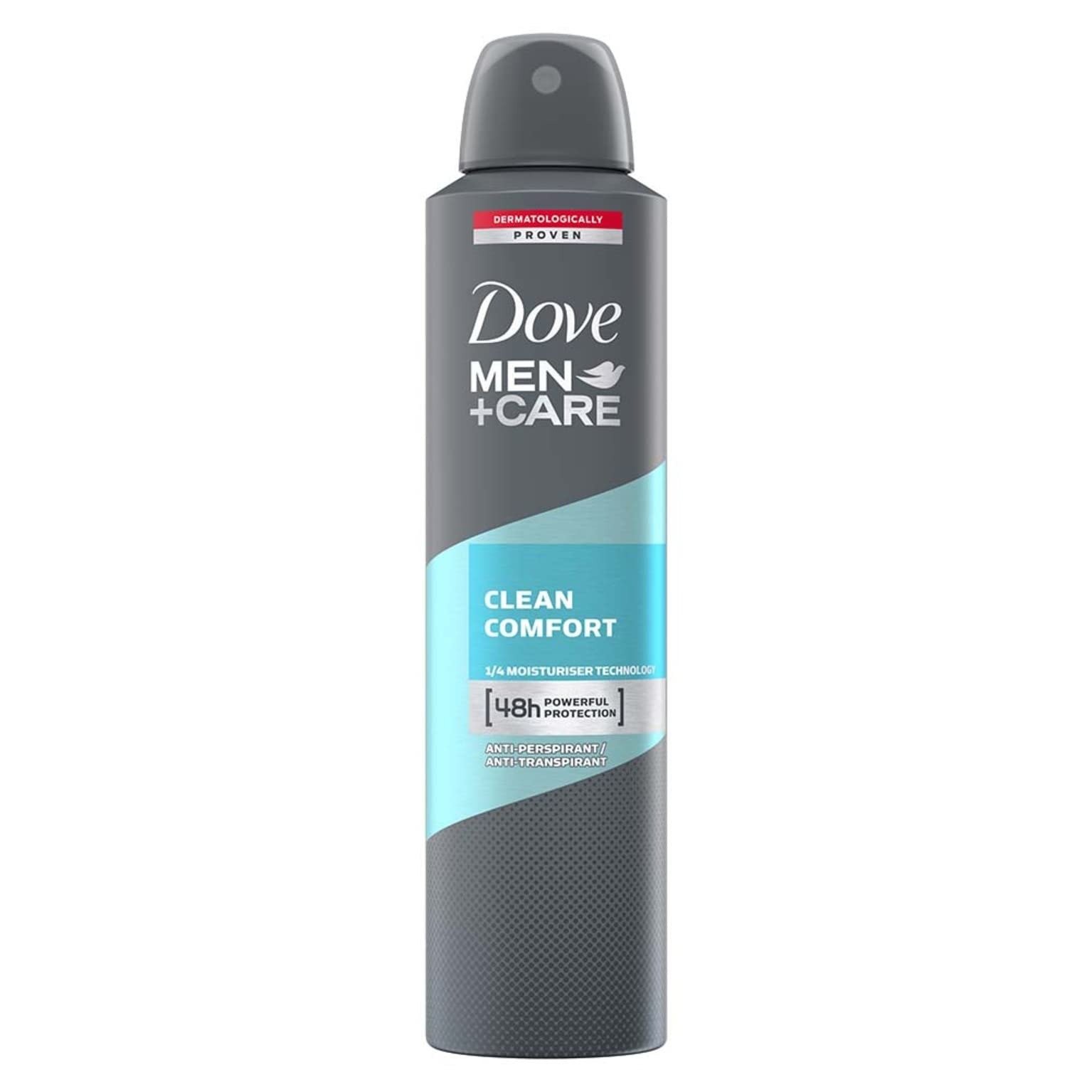 51peORliPmL-1.jpg Dove Men+Care Clean Comfort Dry Spray Antiperspirant Deodorant, Up To 48 hrs Protection From Sweat & Odour, Dermatologically Proven, Soothes & Moisturises Skin, Long-Lasting Crisp Fragrance, 250 ml - Fast Shipping to USA & Canada - Image 1