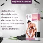 Hilary Rhoda Easy To Use Wax Strips | Gel Wax Hair Removal | Full Body Wax Strips for Arms,Legs & Body | Salon Like Results at Home Wax Strips | With 2 Finish Wipes | 20 Strips (Charcoal) - Fast Shipping to USA & Canada - Image 4