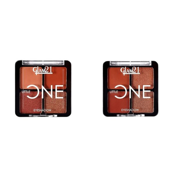 Glam 21 Little One 4-in-1 Eyeshadow Palette Ultra pigmented, |Little Lady-04 Little One 4-in-1 Eyeshadow Palette Ultra pigmented, Easy to blend Long Lasting Eye Make Up Kit |Firework-03 - Fast Shipping to USA & Canada