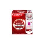 Colgate Visible White Toothpaste with Makeup Applicator Sponge, Teeth Whitening Starts in 1 week - 400gm (4x100g) (Combo Pack Offer) - Fast Shipping to USA & Canada