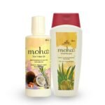 moha: Herbal Hair Shampoo 200 ML And 5 in 1 Hair Oil For Hair Growth and Hair Fall Reduction 200 ML Combo Pack | All Hair Type Clinically Proven (Oil + Shampoo 200ML each) - Fast Shipping to USA & Canada