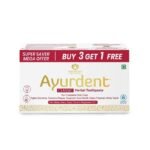 Maharishi Ayurveda Ayurdent Classic Toothpaste Combo Pack | Unique Saliva Balancing Formula |For Toothache, Bleeding Gums, Sensitivity, Cavities, Plaque & Bad breath | Non Foaming, SLS & Fluoride Free - Fast Shipping to USA & Canada