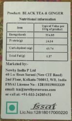 Newby Black Tea & Ginger Tea Bags | 25 Counts | Refreshing Taste of Spicy Ginger & Citrusy Lemon, Enjoy With & Without Milk | 50 gm - Fast Shipping to USA & Canada - Image 5