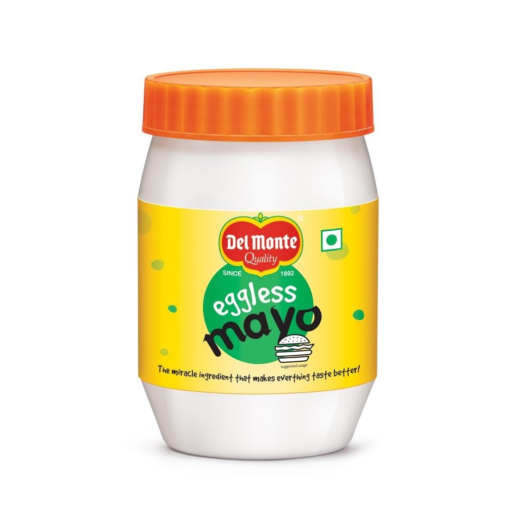 51rE810xxNL-1.jpg Del Monte Eggless Mayo, 270g | veg Mayonnaise | 100% Vegetarian | Cremy and Delicious | Rich and Thick Mayonnaise | Top Quality |Made by Chef Loved by all - Fast Shipping to USA & Canada - Image 1