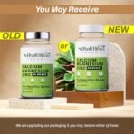 HEALTH VEDA ORGANICS PRIVATE LIMITED Calcium, Magnesium, Zinc with Vitamin D3 & B12, 1000mg I 60 Veg Tablets|Support Strong Bones, Joints & Muscles|For Both Men & Women, 1 count, 60 capsules - Fast Shipping to USA - Image 4