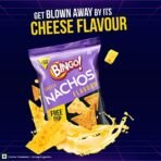 Bingo Nachos Cheese,Free Dip,Crunchy,Crispy Nacho Chips,Made Of Corn,Snacks Pack,82.5 G/80 Gram(Weight May Vary) - Fast Shipping to USA & Canada - Image 5